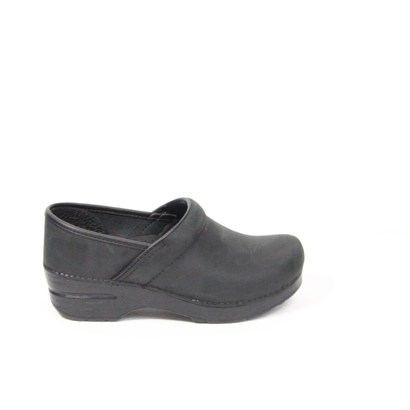 Dansko Professional Clogs Black Oiled Leather Women Work Shoes EU 37 - Picture 1 of 10